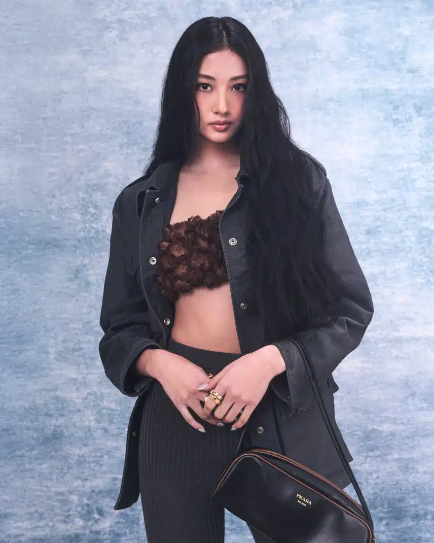 Miao Ga-won, a model who attended the Prada show