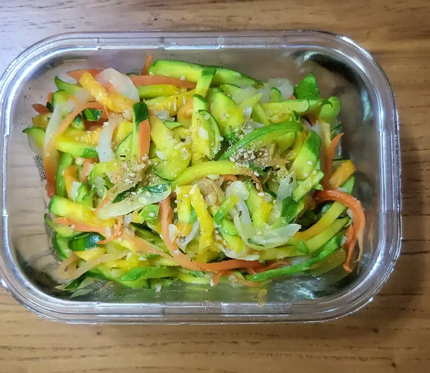 🍱도시락 밑반찬 만들었네요.
