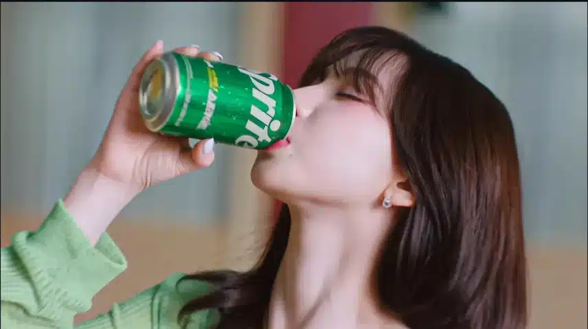 카리나 스프라이트 광고 캡쳐jpg