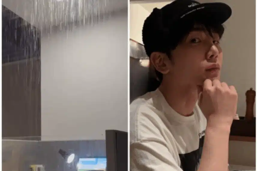 샤이니 키님 일상 근황? 새집에 비가 샌다??