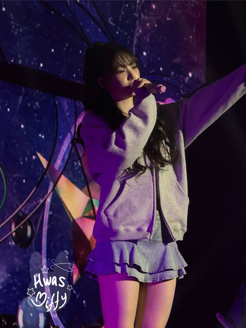 어제 암스테르담 에스파 콘서트 지민정jpg