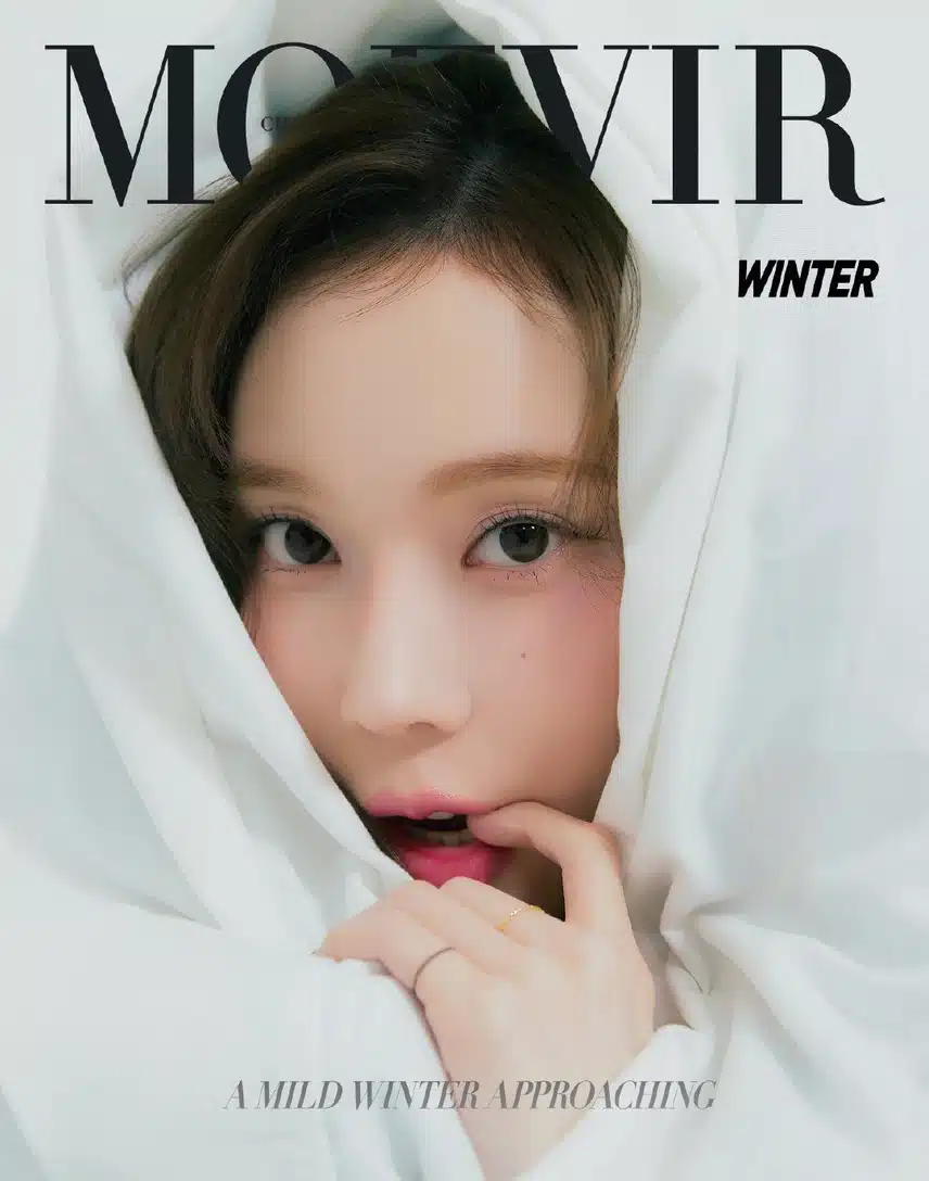 윈터가 윈터한  중국 잡지 MOEVIR 커버사진 