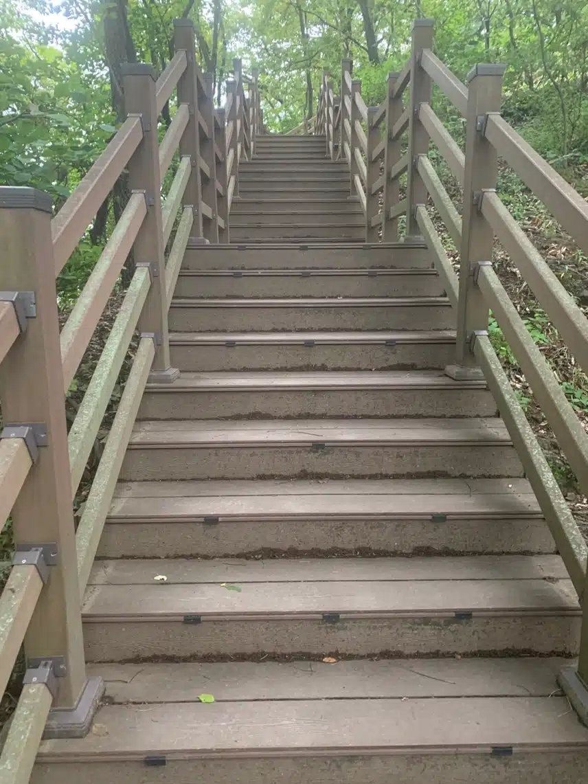 [단기간다이어트] 등산, 오르막 계단 이용