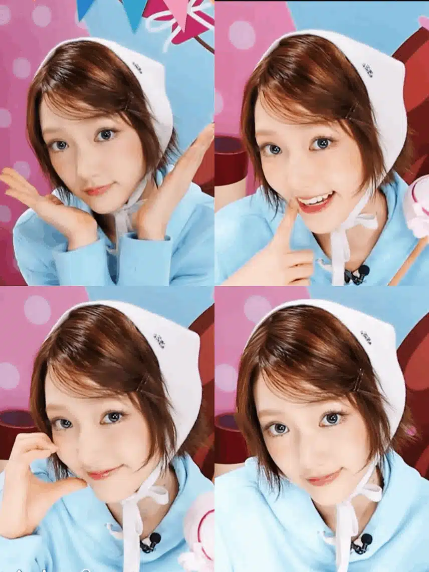 오늘 엠카 지유 (토끼 두건 두르고~)
