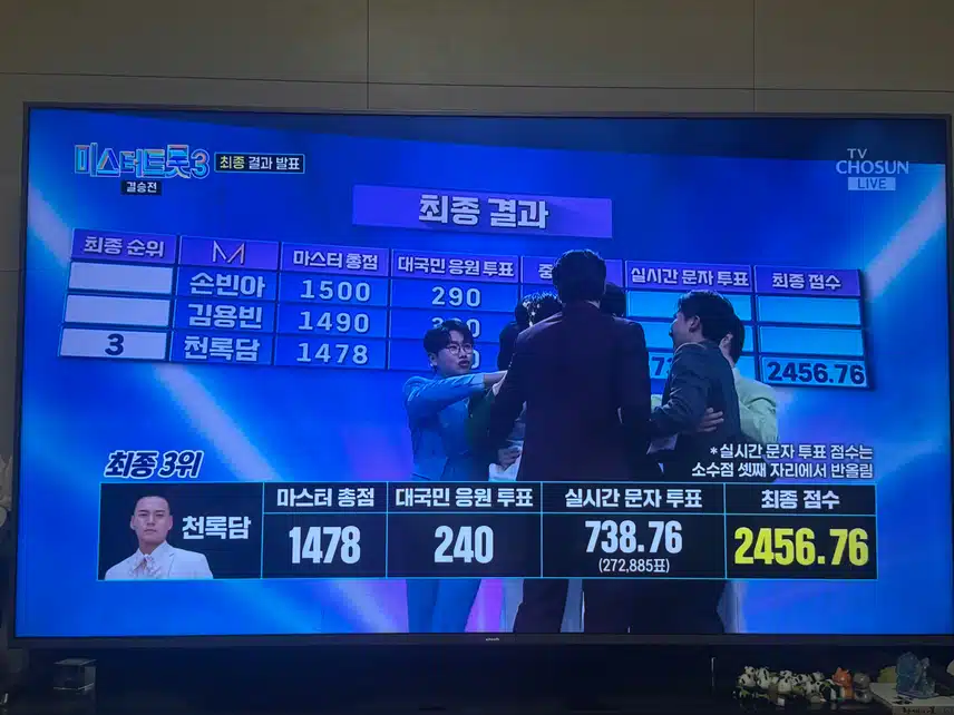미스터트롯3 결승전 결과!! 
