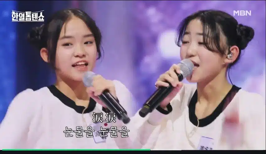 귀여운 쌍둥이같은 두 분의 무대 앙증맞아요