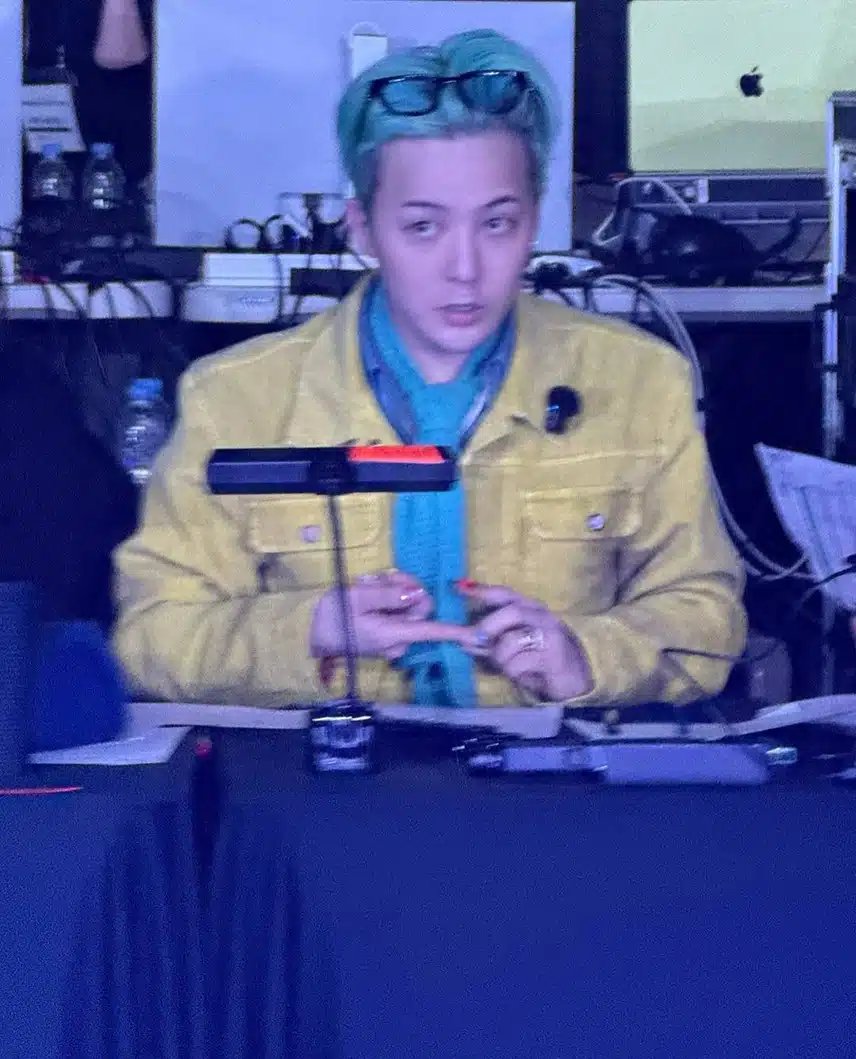 콘서트 준비중인듯한 지드래곤 인스타 업 ! 