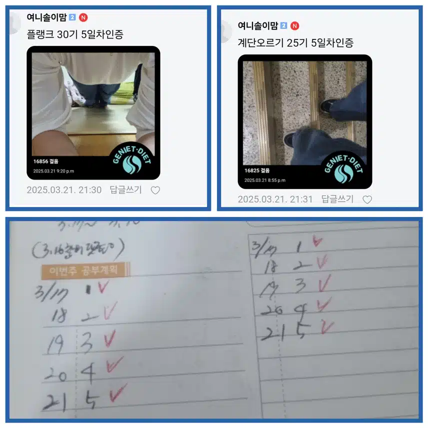 3/21  씨씨앙 챌린지5일차인증