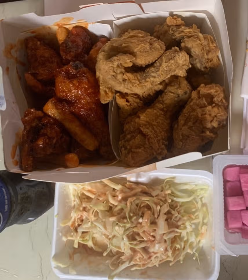 저녁은 치킨