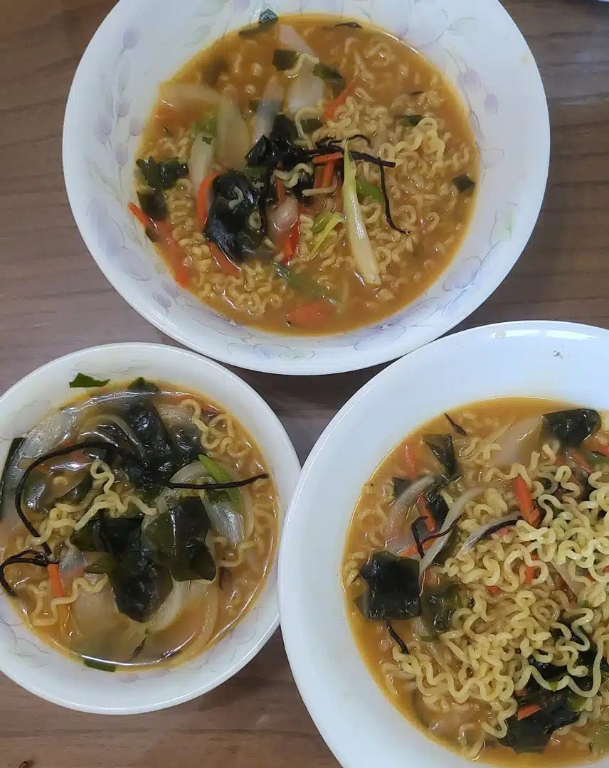 🪸바다의 불로초 톳 라면 꿇였네요.🍜