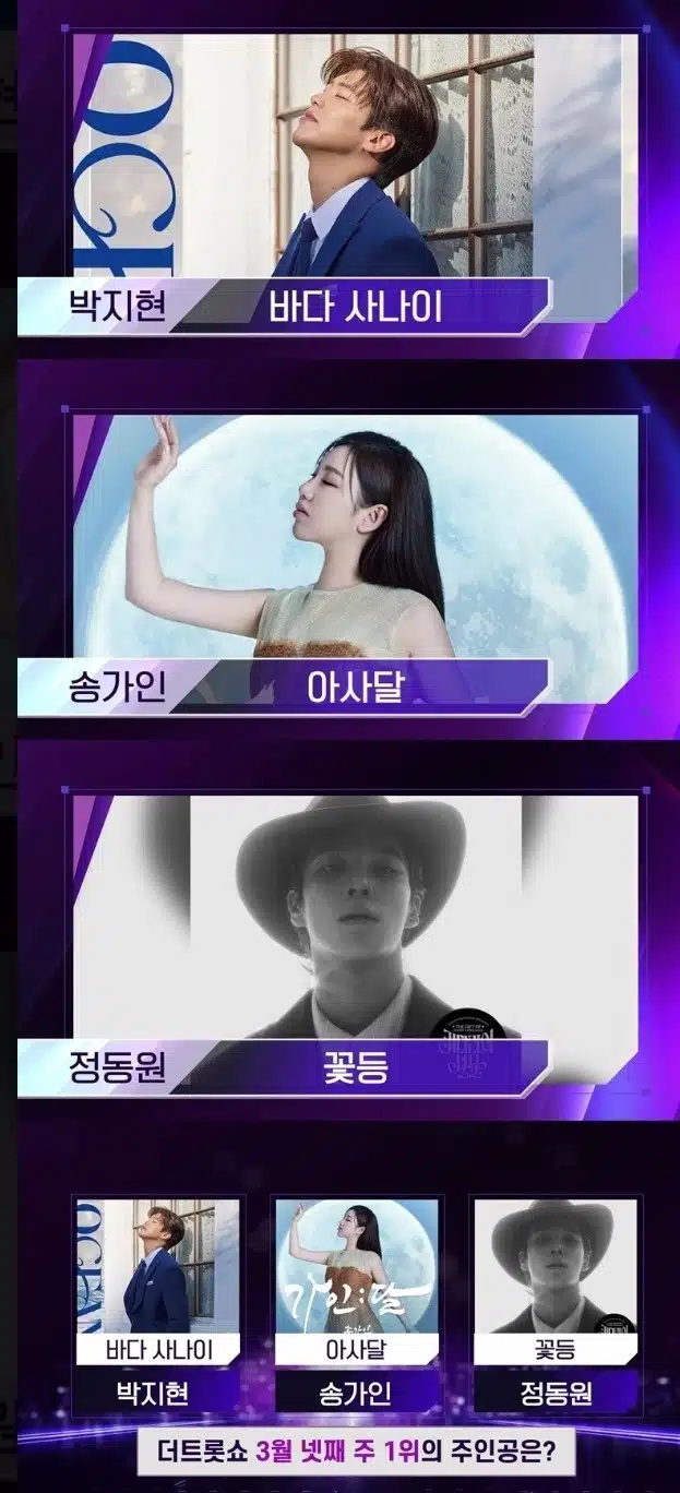 전국투어콘서트 중인 박지현님 '더 트롯쇼' 출연