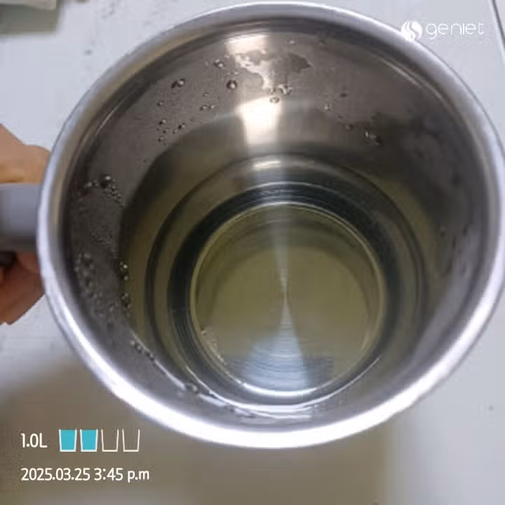 물 1리터째~