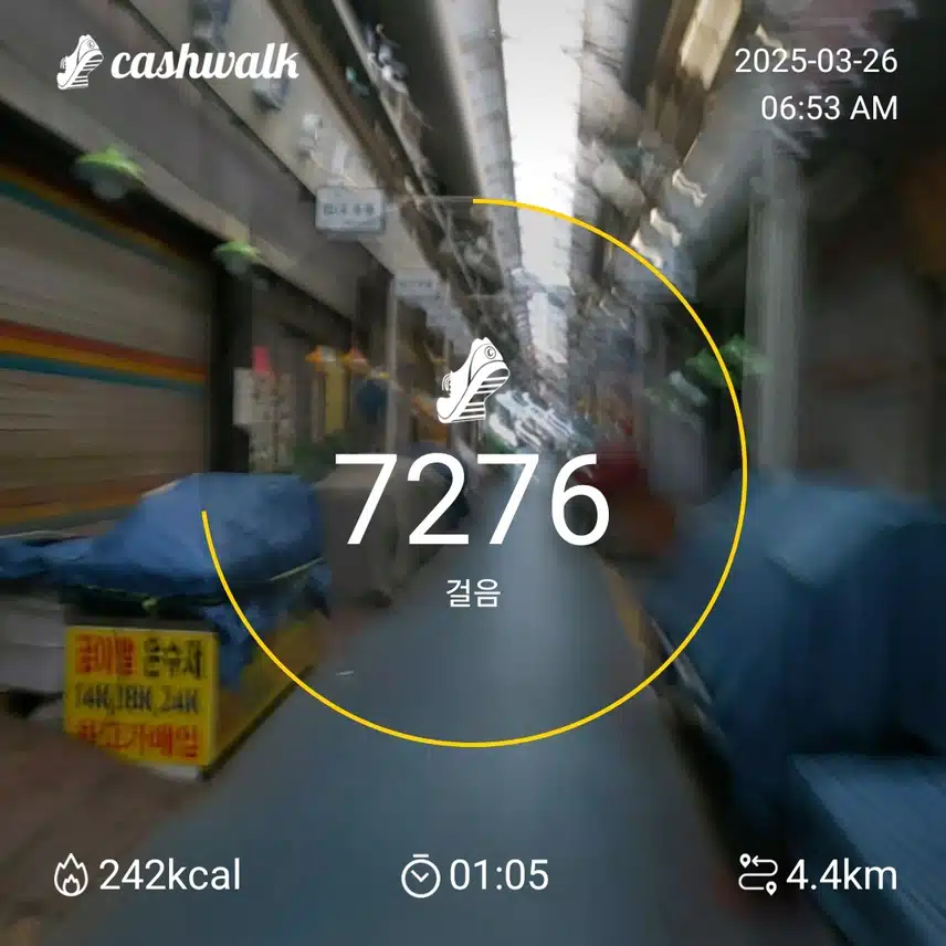 7000보 걷기