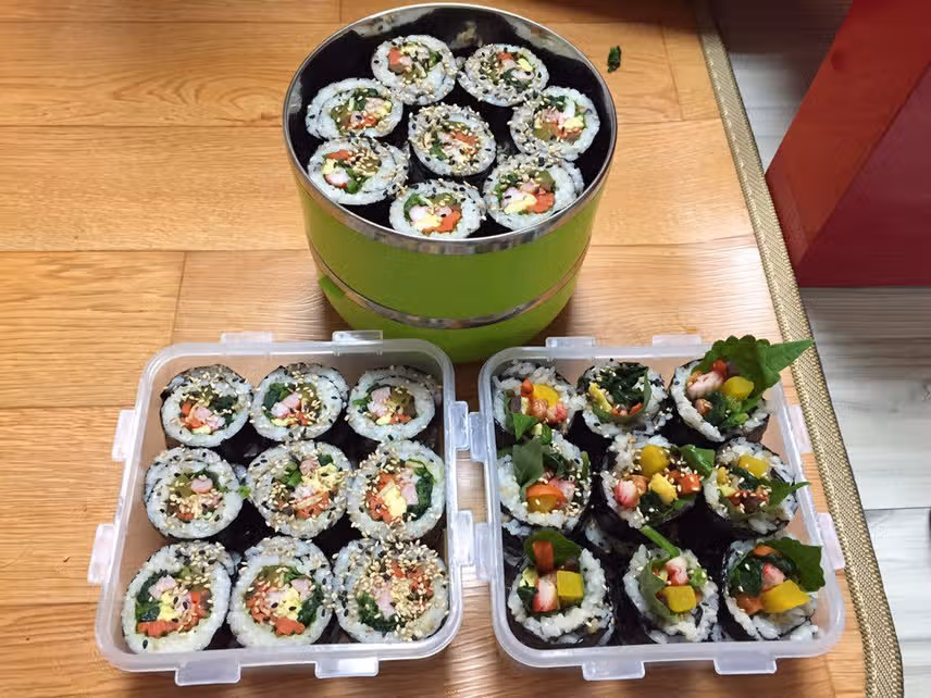 김밥 싸니까 소풍가고 싶네요^_^