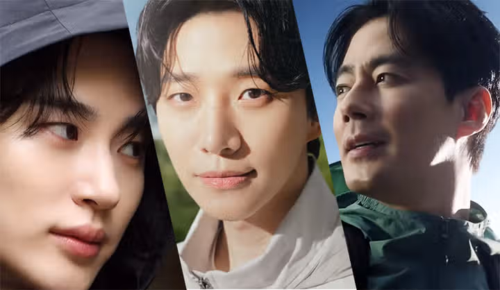 ☘️변우석 vs 조인성 vs 이준호, 봄을 정복하는 남성 빅모델들의 아웃도어 광고 열전