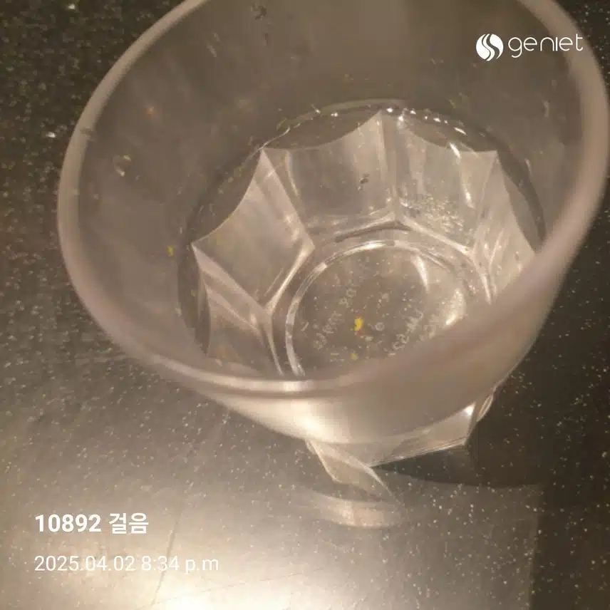 물 마시기