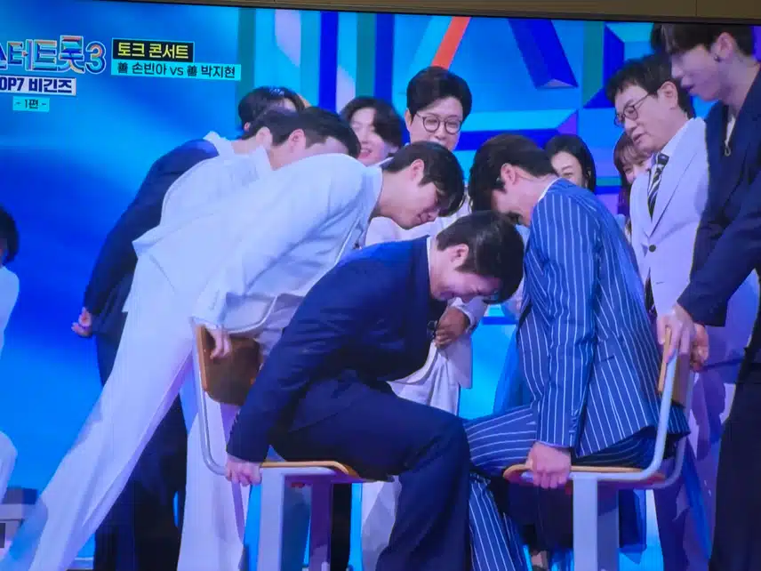 세기의대결!! 허벅지씨름!! 