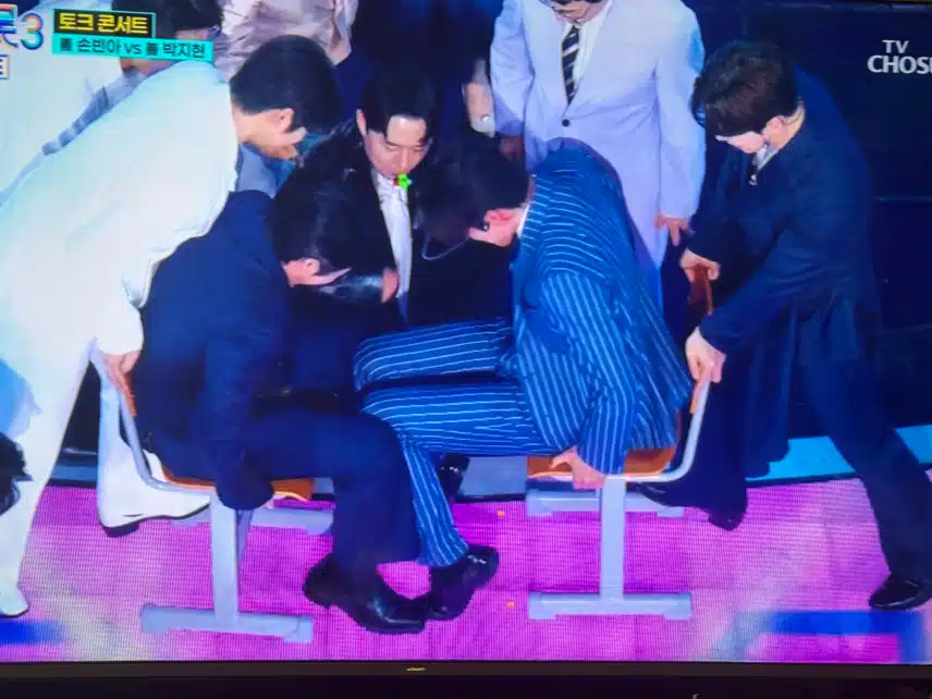 세기의대결!! 허벅지씨름!! 