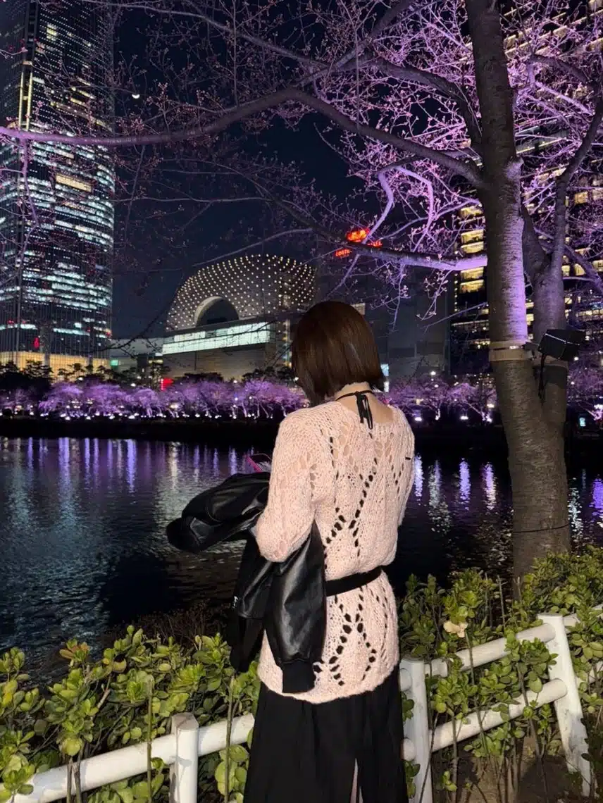 벛꽃 남찍사 카리나 사진jpg