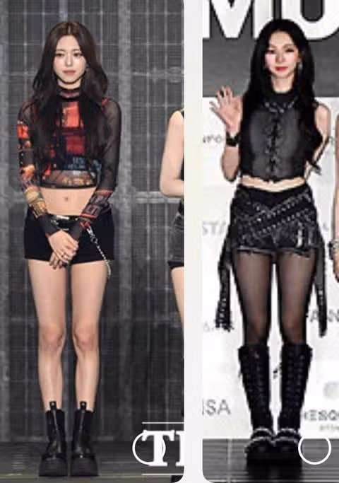 압도적 비율 카리나 vs 유나