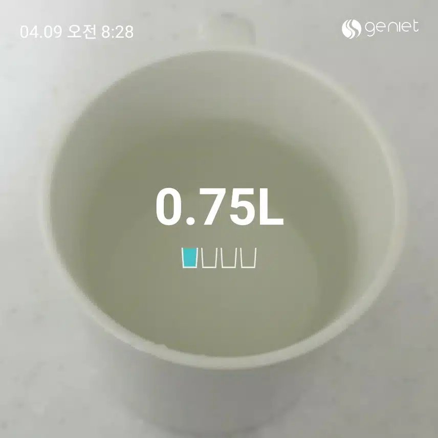 물한잔