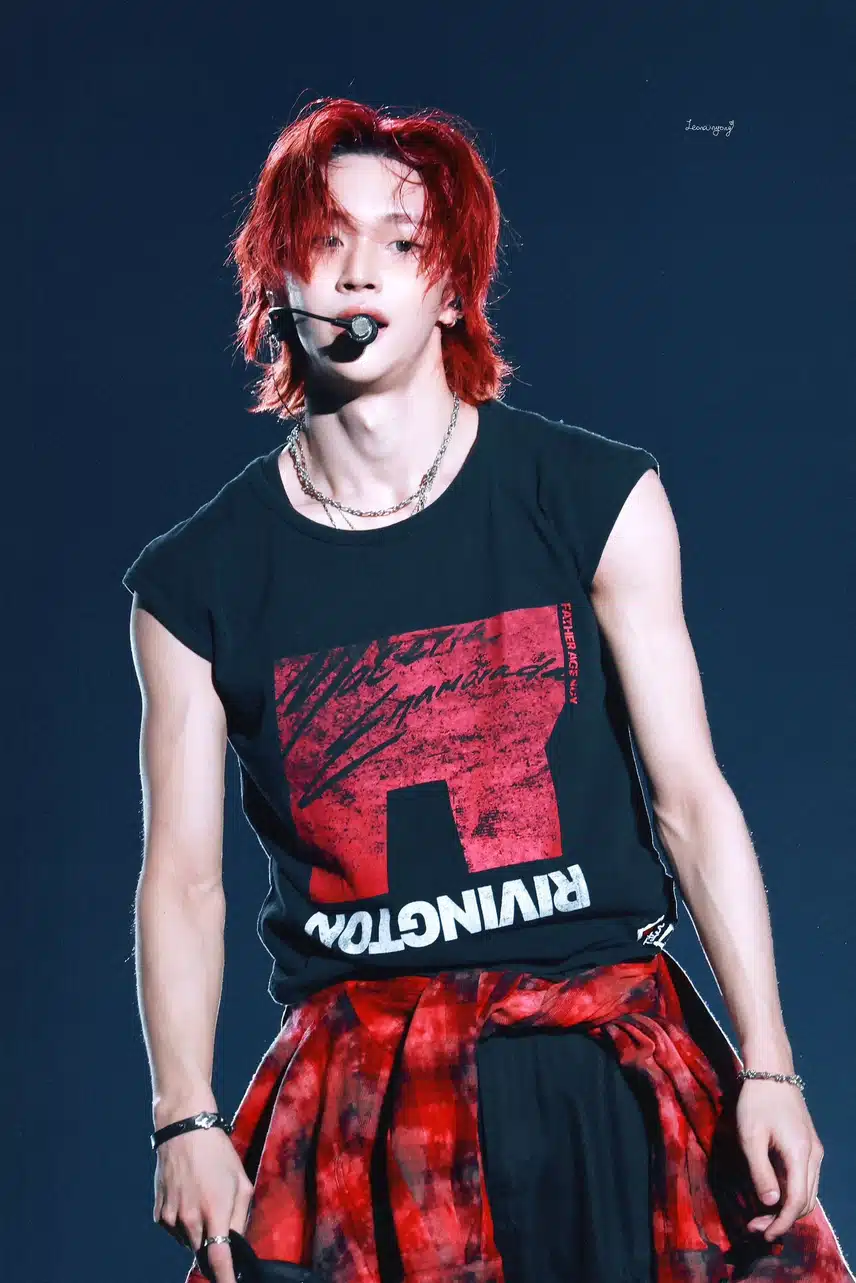 Rise Wonbin Redhead tỏa sáng nhất ảnh trực tiếp trên sân khấu