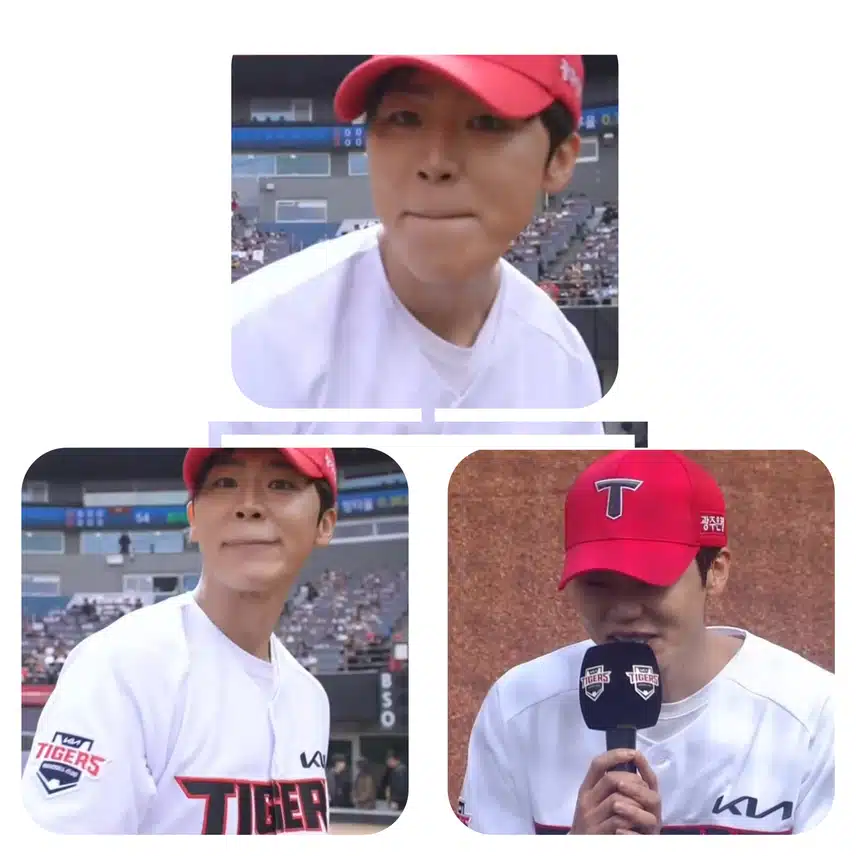 KIA 박지현 시구 가볍고 멋지게 승요되길