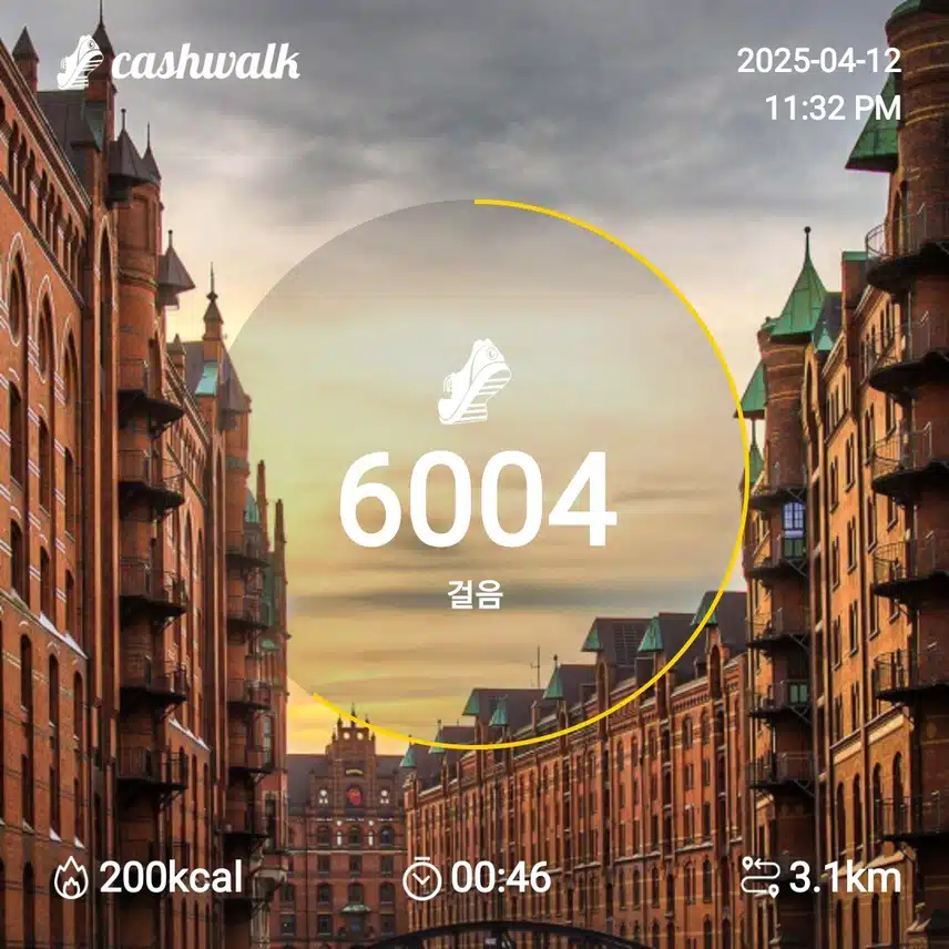6000걸음