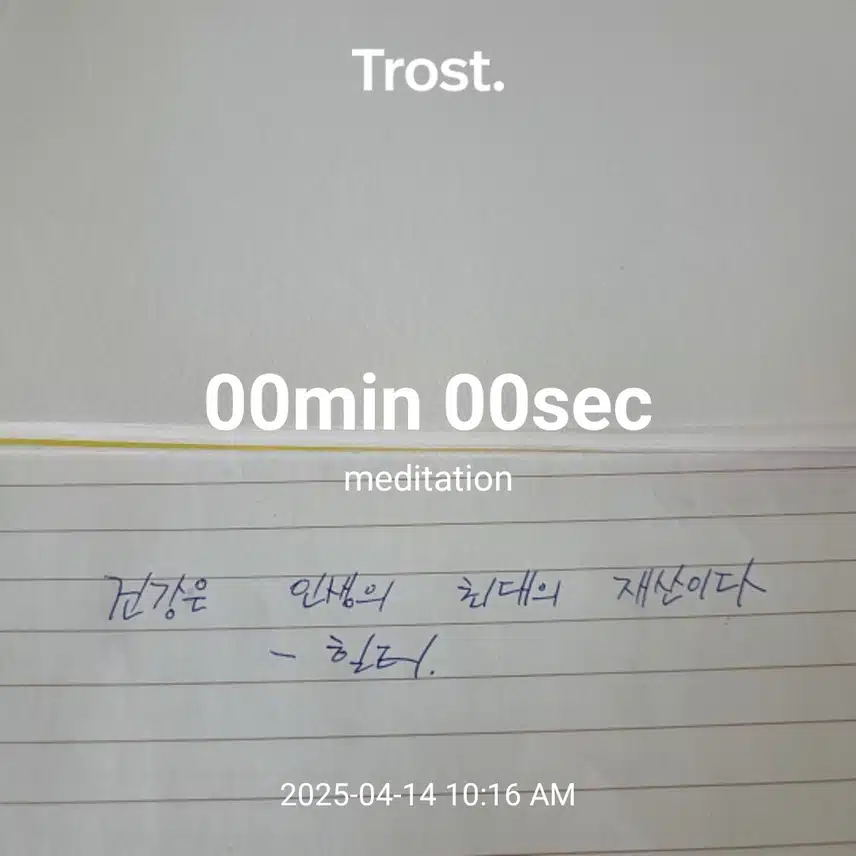 명언  필사 