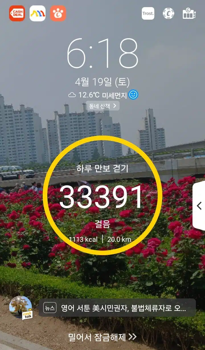 삼만보 걷기 