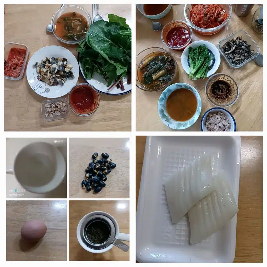 4/20일 오늘의 식단; 장어, 두릅 