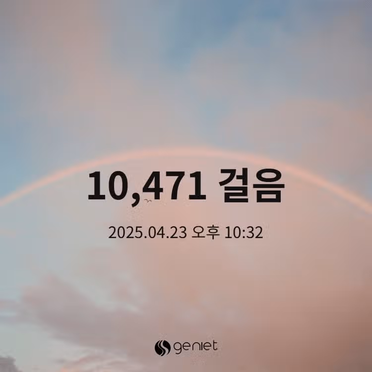 수요일 만보완료
