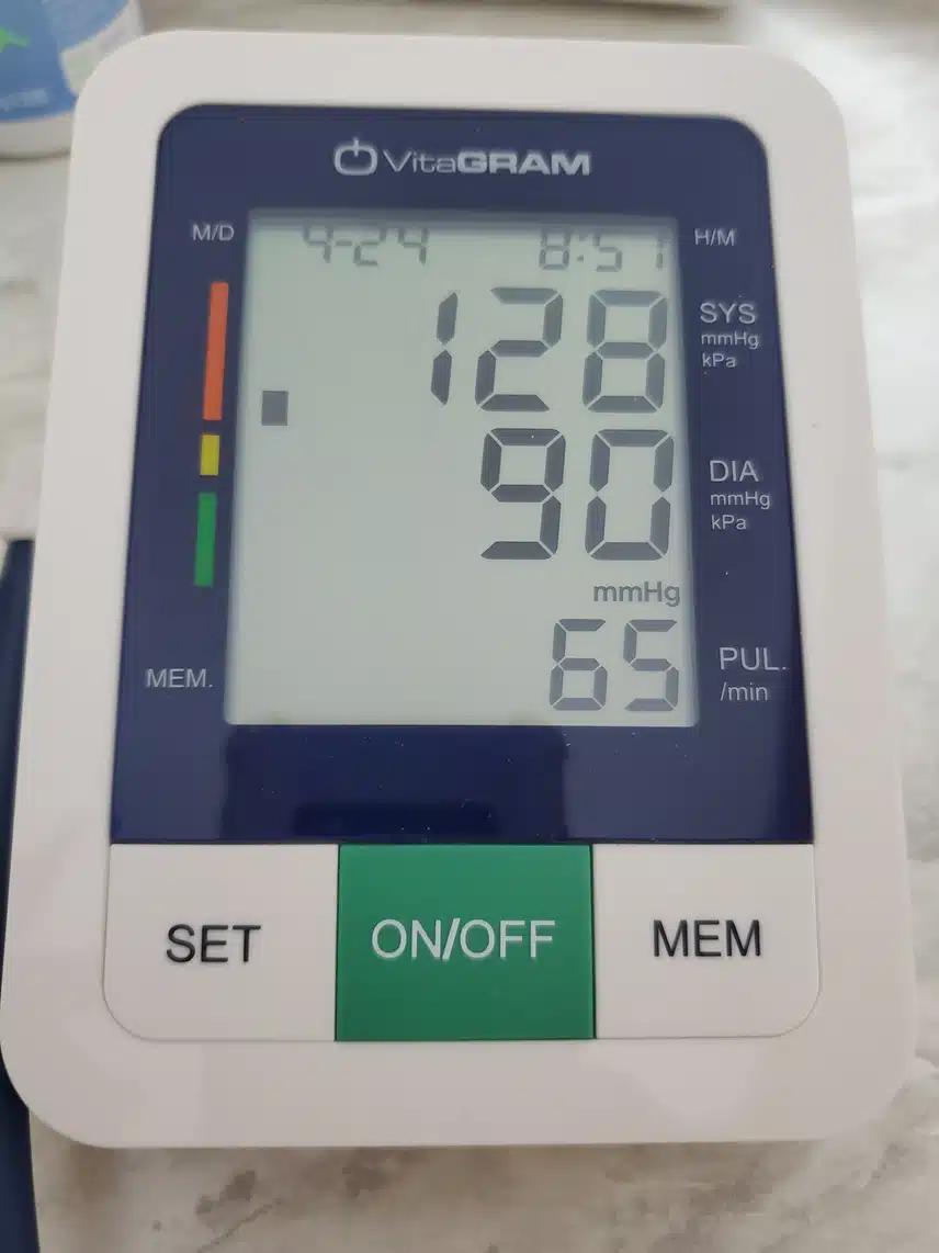 04월24일(목) 혈압측정