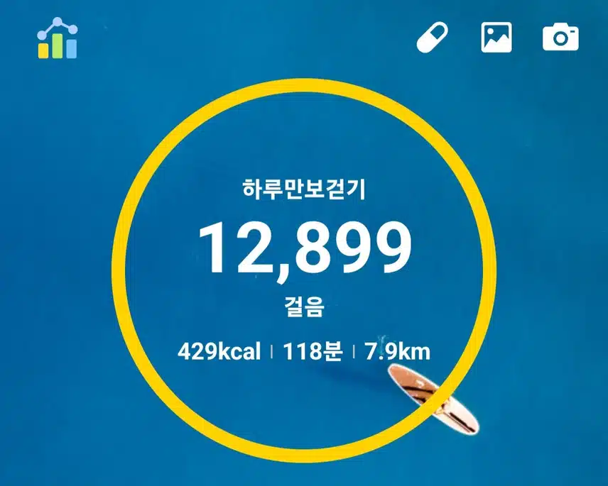 오랜만에 만보 걸었어요.