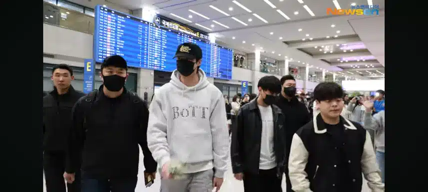 우석님 한국 왔어요