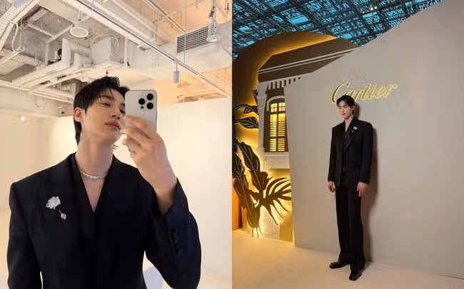 키가 너무커서 까르띠에 로고 가린 우석님