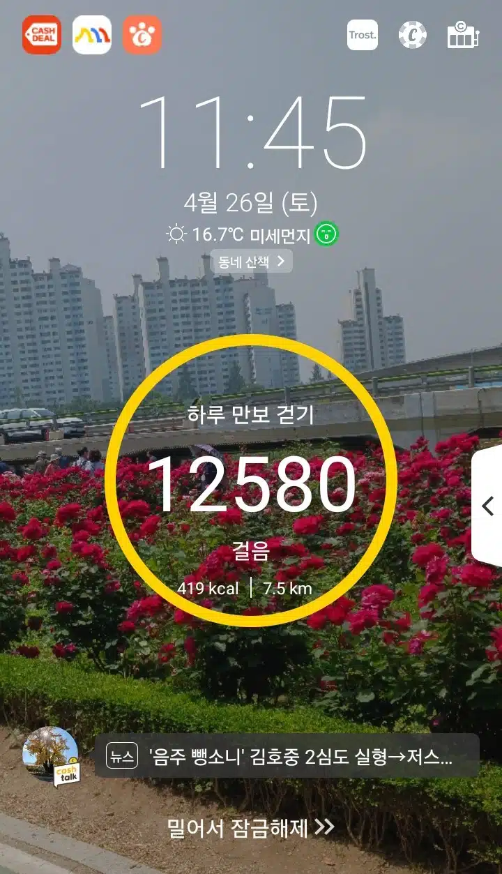 오전 운동 