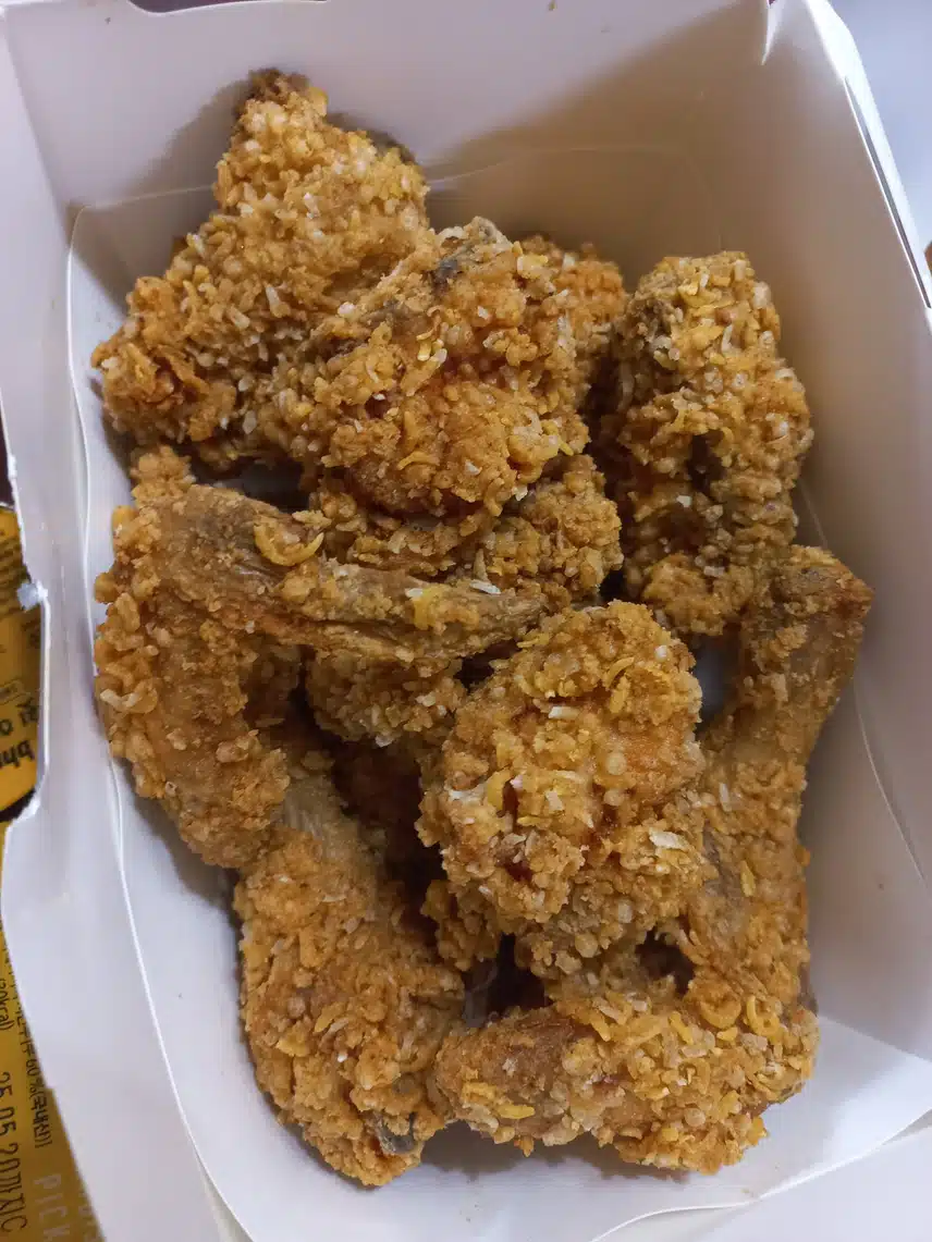 치킨 주문했어요