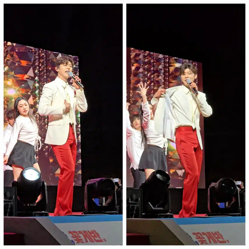 꽃게 축제 지현님 꽃게춤 보려고 깜빡이 키고 다녀왔지현