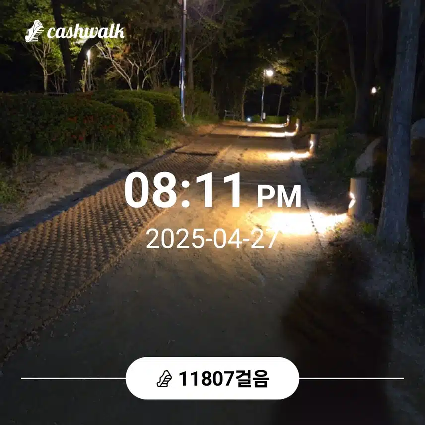 만천보 걸었어요 