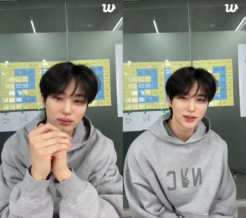 어제 라이브방송 한 우석님 잘생겼네요