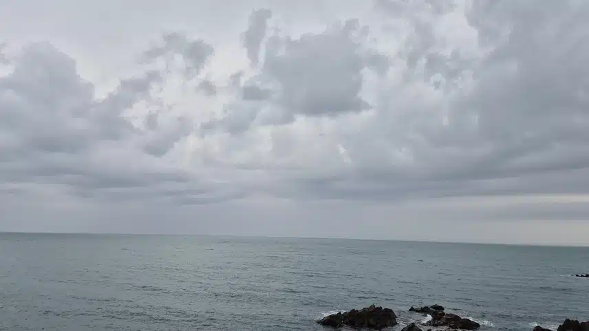 오후 바닷가 산책