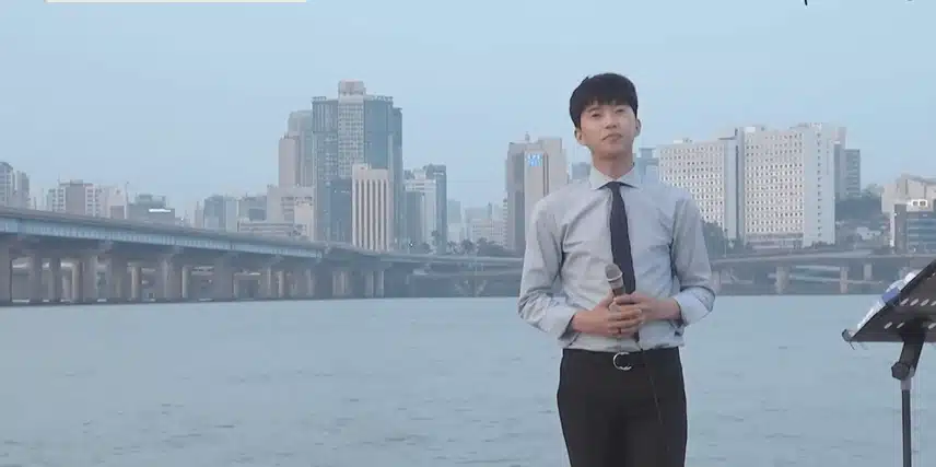  트로트 버스킹 - 그 겨울의 찻집 분위가 너무 좋았던~