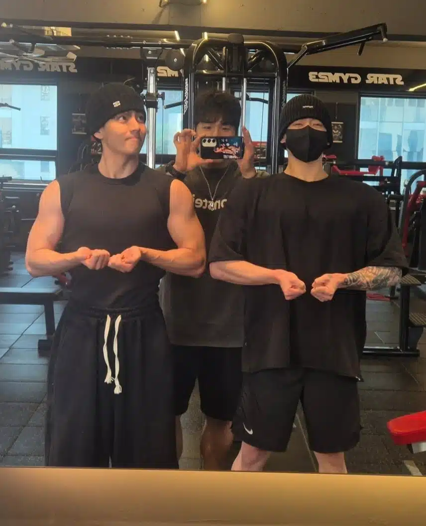 뷔 정국 피지컬 미쳤네요ㅋㅋㅋ