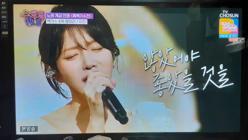 염유리님의 아름다운곡 타인 불렀어요