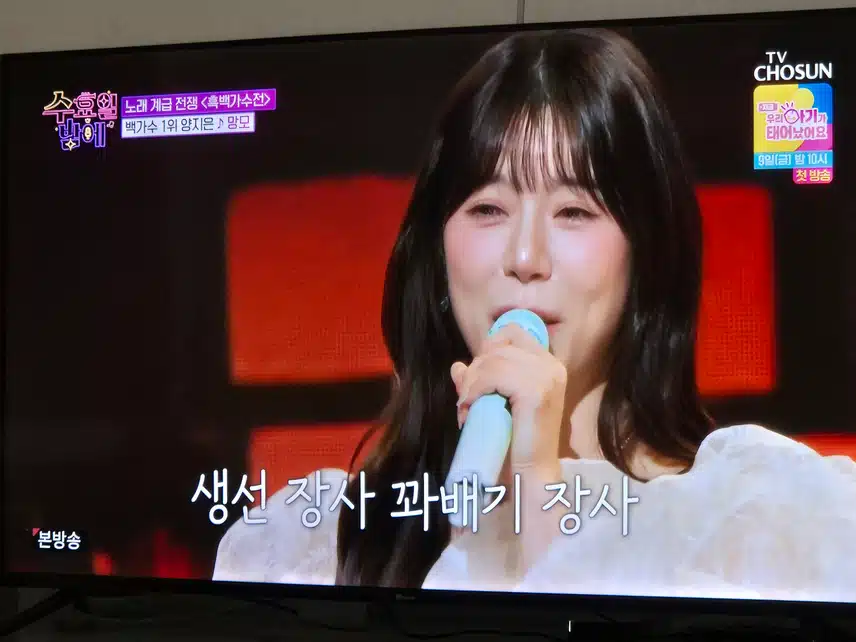 양지은님의 눈물바다를 만든 망모 무대였네요