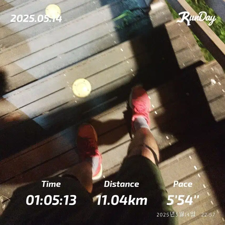11km 즐겁게 달렸습니다🏃🏻‍♂️