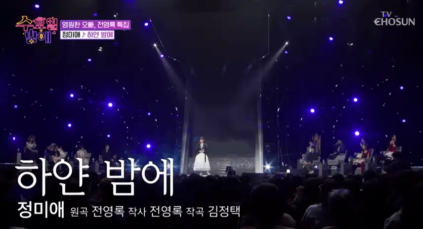 정미애 - 하얀 밤에’♪ 진짜대박이더라구요 !