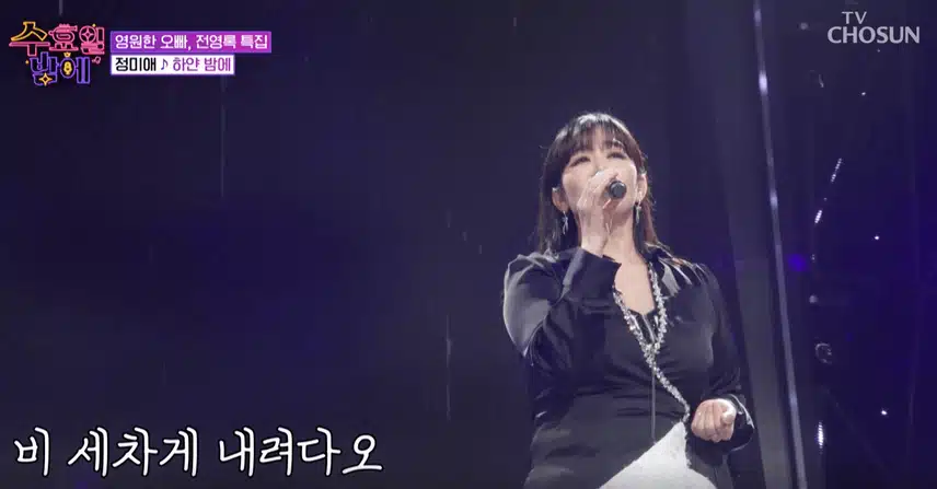 정미애님 호소력짙은 감성과 폭포수같은 가창력으로 엄청난 무대를 만들었습니다. 