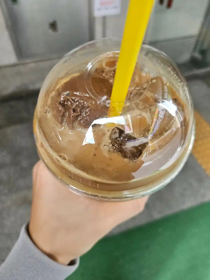 걷기 후 큐브라떼 ♡